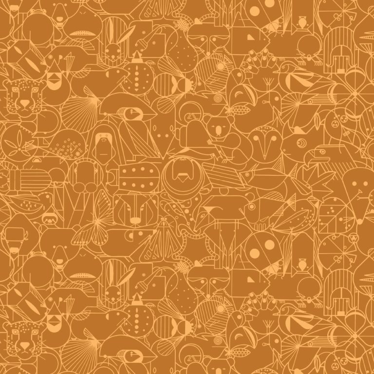 End Papers Toffee Birch Fabrics